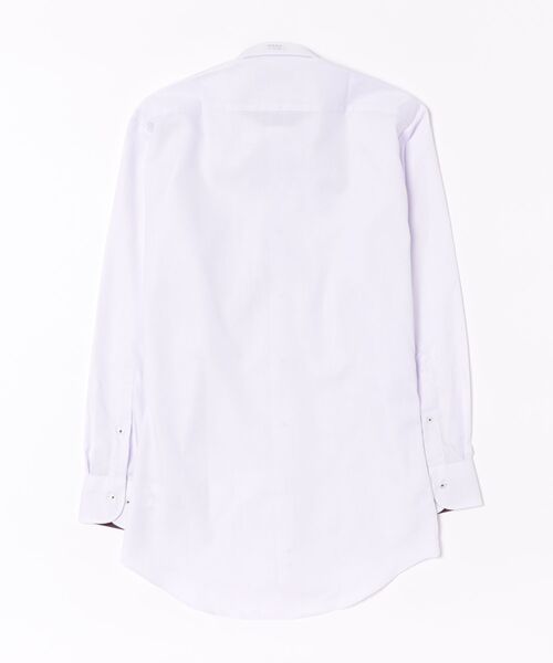 TOKYO SHIRTS（トウキョウシャツ）の「形態安定ノンアイロン ボタンダウン 長袖ビジネスワイシャツ（ビジネスシャツ・メンズ・パープル・首回り37cm-裄丈80cm/首回り39cm-裄丈80cm/首回り39cm-裄丈84cm/首回り41cm-裄丈82cm/首回り41cm-裄丈86cm/首回り42cm-裄丈82cm/首回り42cm-裄丈86cm/首回り43cm-裄丈82cm/首回り43cm-裄丈86cm）」の7枚目の写真