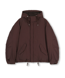 OVERSIZED M65 HOOD SHORT DOWN PARKA BROWN