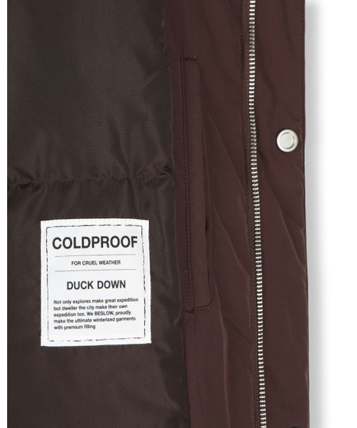 BESLOW(ビースロー)の「OVERSIZED M65 HOOD SHORT DOWN PARKA BROWN(ダウンジャケット/コート・メンズ・その他・LARGE/MEDIUM/SMALL/X-LARGE)」の7枚目の写真