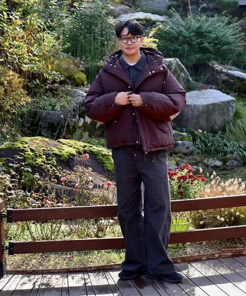 BESLOW(ビースロー)の「OVERSIZED M65 HOOD SHORT DOWN PARKA BROWN(ダウンジャケット/コート・メンズ・その他・LARGE/MEDIUM/SMALL/X-LARGE)」の11枚目の写真