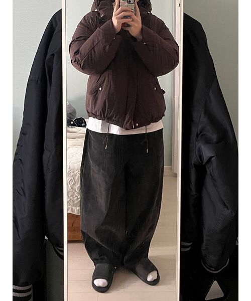 BESLOW(ビースロー)の「OVERSIZED M65 HOOD SHORT DOWN PARKA BROWN(ダウンジャケット/コート・メンズ・その他・LARGE/MEDIUM/SMALL/X-LARGE)」の14枚目の写真