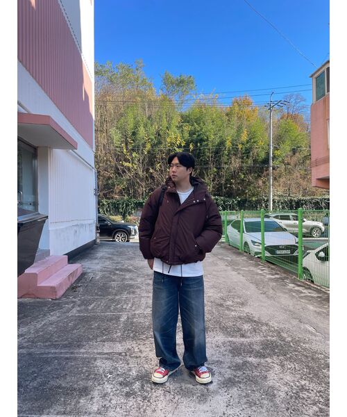 BESLOW(ビースロー)の「OVERSIZED M65 HOOD SHORT DOWN PARKA BROWN(ダウンジャケット/コート・メンズ・その他・LARGE/MEDIUM/SMALL/X-LARGE)」の16枚目の写真