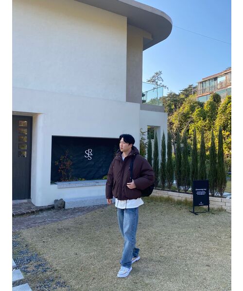 BESLOW(ビースロー)の「OVERSIZED M65 HOOD SHORT DOWN PARKA BROWN(ダウンジャケット/コート・メンズ・その他・LARGE/MEDIUM/SMALL/X-LARGE)」の17枚目の写真