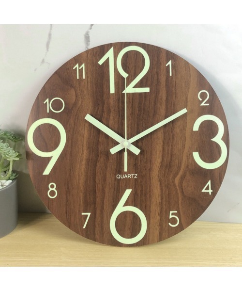 BACKYARD FAMILY（バックヤードファミリー）の「発光 壁時計 pmyh52（掛け時計・レディース・B/H/J/F/G/I/C/E/A/D・FREE）」の4枚目の写真