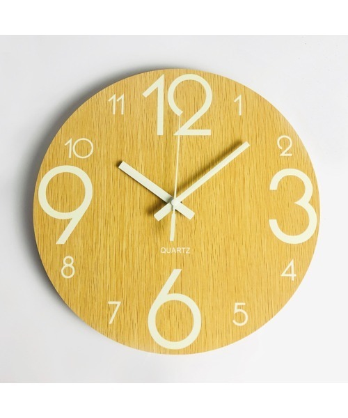 BACKYARD FAMILY（バックヤードファミリー）の「発光 壁時計 pmyh52（掛け時計・レディース・B/H/J/F/G/I/C/E/A/D・FREE）」の9枚目の写真