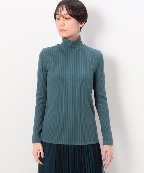 COMME CA（コムサ）の「〔 TALLサイズ 〕 ラグウォームリブニット ハイネックプルオーバー（Tシャツ/カットソー・レディース・ピンク/ネイビー/ブルー/オフホワイト・13号/15号）」の12枚目の写真