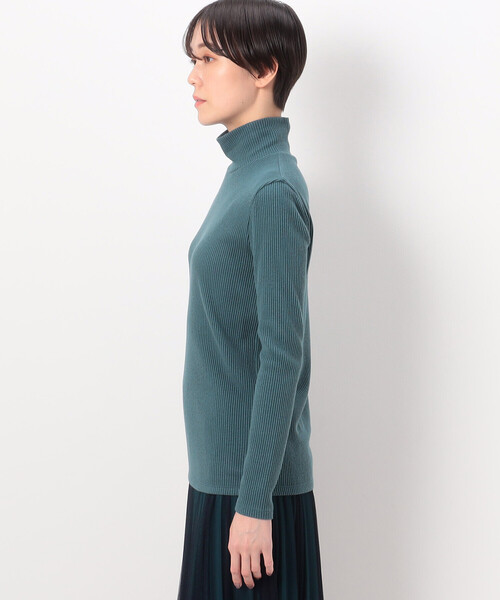 COMME CA（コムサ）の「〔 TALLサイズ 〕 ラグウォームリブニット ハイネックプルオーバー（Tシャツ/カットソー・レディース・ピンク/ネイビー/ブルー/オフホワイト・13号/15号）」の13枚目の写真