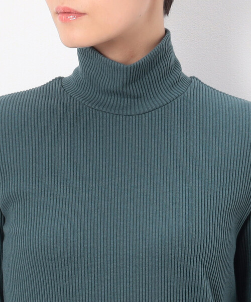 COMME CA（コムサ）の「〔 TALLサイズ 〕 ラグウォームリブニット ハイネックプルオーバー（Tシャツ/カットソー・レディース・ピンク/ネイビー/ブルー/オフホワイト・13号/15号）」の15枚目の写真