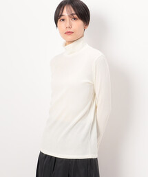 〔 TALLサイズ 〕 ラグウォームリブニット ハイネックプルオーバー