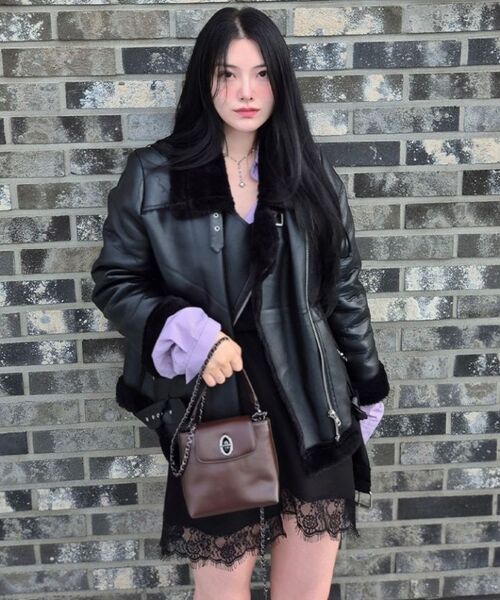 ELEGANCE PARIS（エレガンスパリ）の「ティオルミニクロスバッグ OTFH006B（メッセンジャーバッグ・レディース・ダークブラウン・FREE）」の9枚目の写真