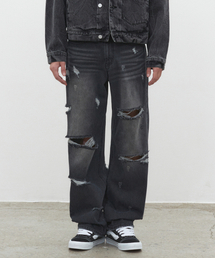 Both Sides Destroy Jeans DCPT037BlackB