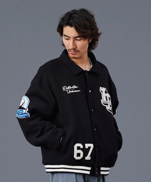 セール】Liberaiders/リベレイダース LR VARSITY JACKET ロゴワッペン