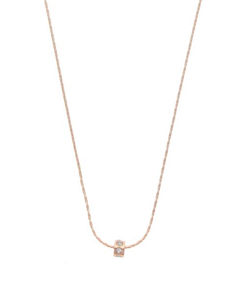 EATME（イートミー）の「ミニリングモチーフサージカルネックレス（ネックレス・レディース・ゴールド/ピンク・FREE）」の4枚目の写真