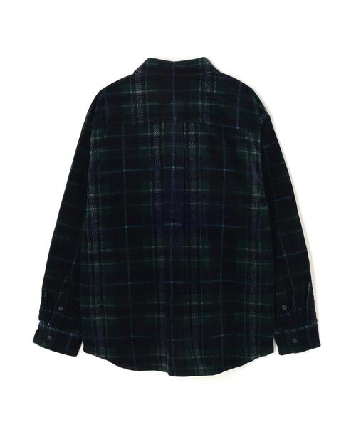 Alpha Industries（アルファインダストリーズ）の「Alpha Industries/アルファインダストリーズ/UNFRM FLANNEL SHIRT/ユニフォーム フランネル シャツ（シャツ/ブラウス・メンズ・ブラック/オリーブ系・L/M/XL）」の5枚目の写真