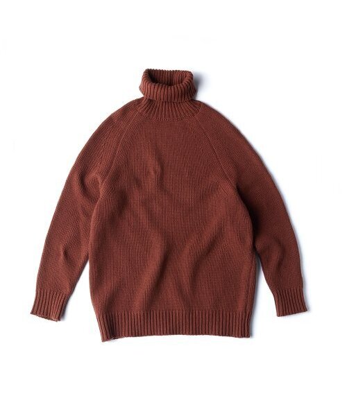 EDWARDMAX(エドワードマックス)の「レギュラーネックタートルラムウール(ブラウン)(ニット/セーター・メンズ・その他・MEDIUM/LARGE/X-LARGE)」の2枚目の写真
