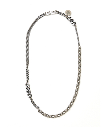 RAD FICTION（ラッドフィックション）の「STEGA ANTIQUE MULTI CHAIN NECKLACE / EBONY BLACK（ネックレス）」