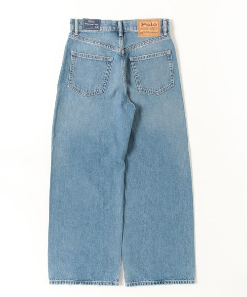 POLO RALPH LAUREN(ポロ ラルフ ローレン)の「ハイライズ ワイドレッグ クロップ ジーンズ(デニムパンツ・レディース・ブルー・26R/24R/25R/27R/29R/28R)」の2枚目の写真