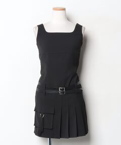 Back Open Pleats Tunic/バックオープンプリーツチュニック【MAISON