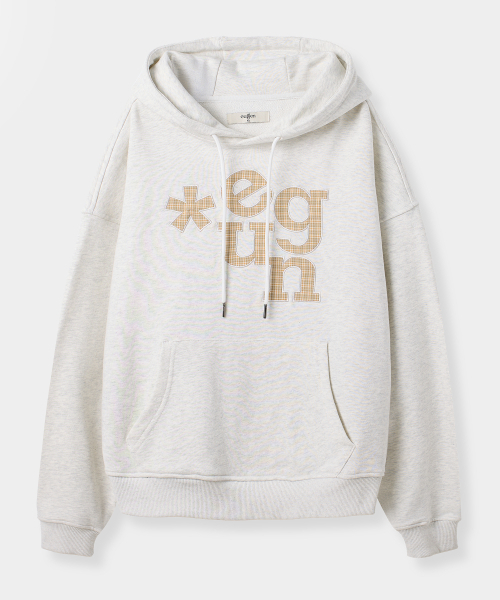 EUGGEN(ユジェン)の「EUG アプリケ フードパーカー_オートミール(パーカー・レディース・その他・MEDIUM/LARGE)」の2枚目の写真