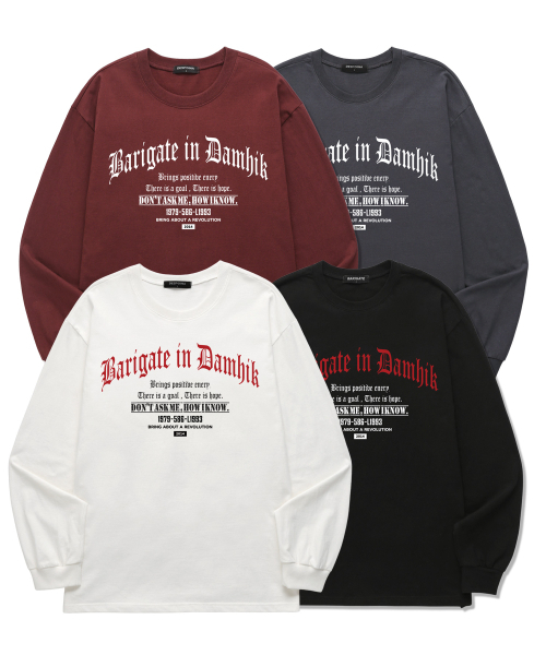 BARIGATE(バリゲート)の「L1993 ロングスリーブ (BLS032) バーガンディ(Tシャツ/カットソー・レディース・その他・SMALL/MEDIUM/LARGE/X-LARGE/XX-LARGE)」の4枚目の写真