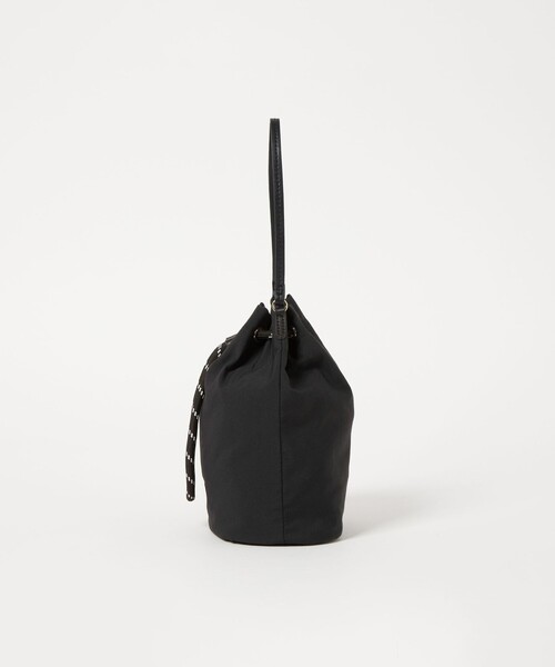 conte＞ドローストリング バッグ BLACK（ハンドバッグ）｜conte