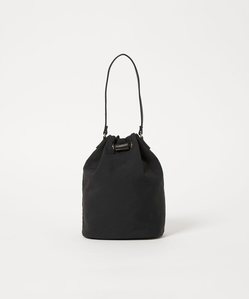 conte＞ドローストリング バッグ BLACK（ハンドバッグ）｜conte