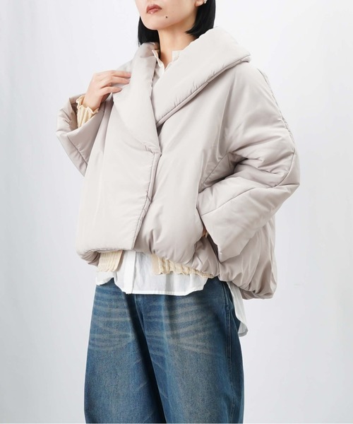 LUCA/LADY LUCK LUCA（ルカ/レディラックルカ）の「LC/LLL 中綿ショートコート（その他アウター・レディース・ベージュ/サックスブルー/ブラック・FREE）」の2枚目の写真