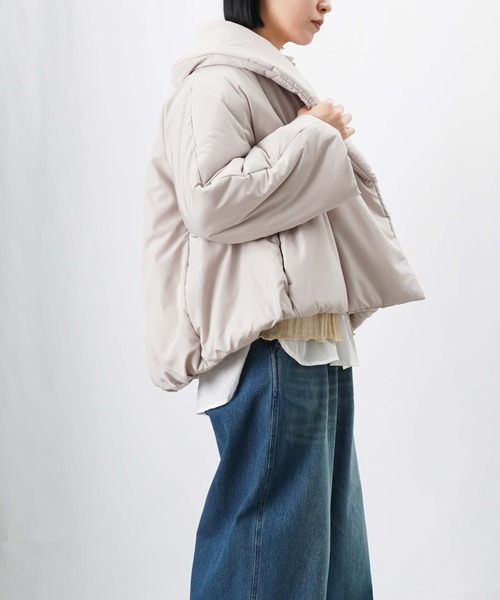 LUCA/LADY LUCK LUCA（ルカ/レディラックルカ）の「LC/LLL 中綿ショートコート（その他アウター・レディース・ベージュ/サックスブルー/ブラック・FREE）」の15枚目の写真