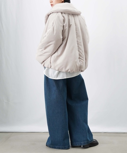 LUCA/LADY LUCK LUCA（ルカ/レディラックルカ）の「LC/LLL 中綿ショートコート（その他アウター・レディース・ベージュ/サックスブルー/ブラック・FREE）」の14枚目の写真