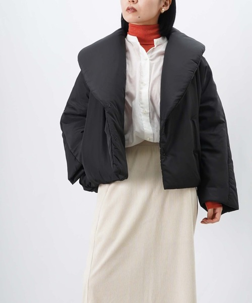 LUCA/LADY LUCK LUCA（ルカ/レディラックルカ）の「LC/LLL 中綿ショートコート（その他アウター・レディース・ベージュ/サックスブルー/ブラック・FREE）」の5枚目の写真