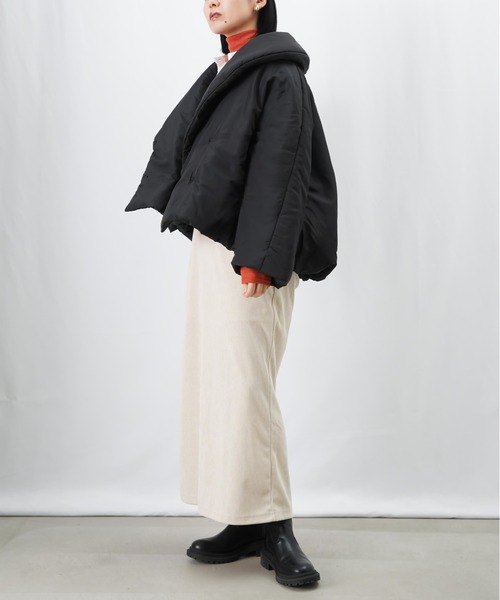 LUCA/LADY LUCK LUCA（ルカ/レディラックルカ）の「LC/LLL 中綿ショートコート（その他アウター・レディース・ベージュ/サックスブルー/ブラック・FREE）」の8枚目の写真