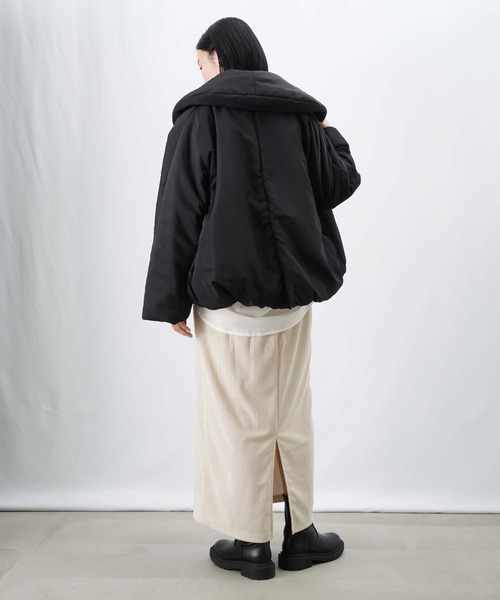 LUCA/LADY LUCK LUCA（ルカ/レディラックルカ）の「LC/LLL 中綿ショートコート（その他アウター・レディース・ベージュ/サックスブルー/ブラック・FREE）」の7枚目の写真