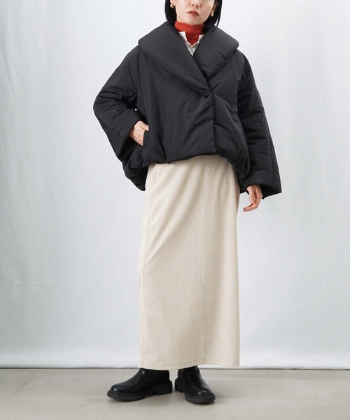 LUCA/LADY LUCK LUCA（ルカ/レディラックルカ）の「LC/LLL 中綿ショートコート（その他アウター・レディース・ベージュ/サックスブルー/ブラック・FREE）」の10枚目の写真