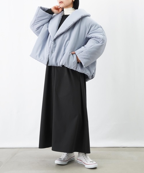 LUCA/LADY LUCK LUCA（ルカ/レディラックルカ）の「LC/LLL 中綿ショートコート（その他アウター・レディース・ベージュ/サックスブルー/ブラック・FREE）」の21枚目の写真