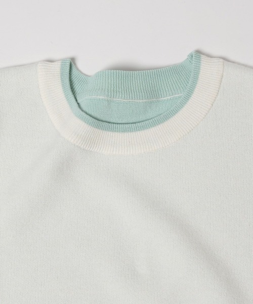 RAGEBLUE（レイジブルー）の「Washable Reversible Crewneck Knit / ウォッシャブルリバーシブル配色ニット（ニット/セーター・メンズ・ブラック系その他/グレー系その他/ピンク系その他/ホワイト系その他・SMALL/MEDIUM/LARGE）」の22枚目の写真