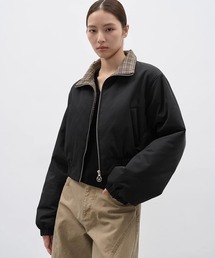 EIGHTHMONTH（エイスマンス）の「チェックライニングショートブルゾン EM26a003【EIGHTHMONTH】（ブルゾン）」