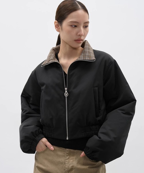 EIGHTHMONTH(エイスマンス)の「チェックライニングショートブルゾン EM26a003【EIGHTHMONTH】(ブルゾン・レディース・ブラック・M/S)」の18枚目の写真