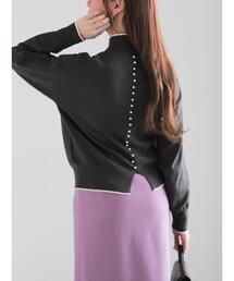 Te chichi | バックパールニット(ニット/セーター)