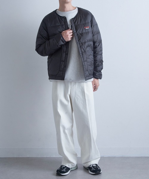 NANGA(ナンガ)の「【NANGA】ATL DOWN CARDIGAN/ダウンカーディガン(ダウンジャケット/コート・メンズ・ブラウン/ブラック・M/L/XL/S)」の8枚目の写真