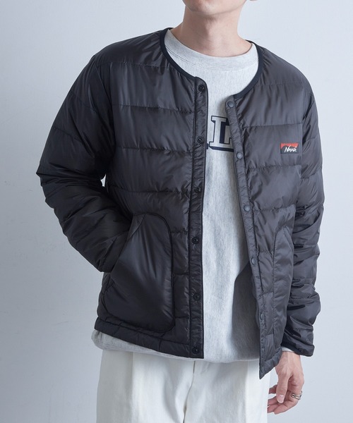NANGA(ナンガ)の「【NANGA】ATL DOWN CARDIGAN/ダウンカーディガン(ダウンジャケット/コート・メンズ・ブラウン/ブラック・M/L/XL/S)」の7枚目の写真