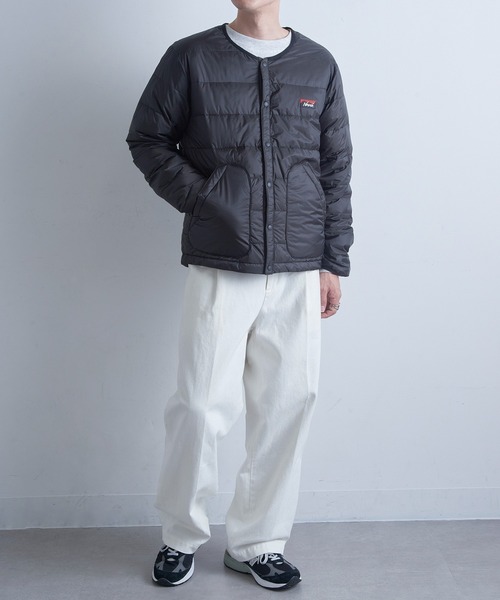 NANGA(ナンガ)の「【NANGA】ATL DOWN CARDIGAN/ダウンカーディガン(ダウンジャケット/コート・メンズ・ブラウン/ブラック・M/L/XL/S)」の9枚目の写真