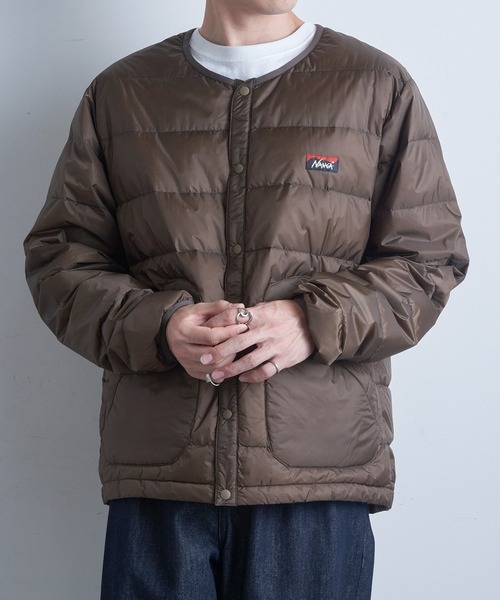 NANGA(ナンガ)の「【NANGA】ATL DOWN CARDIGAN/ダウンカーディガン(ダウンジャケット/コート・メンズ・ブラウン/ブラック・M/L/XL/S)」の10枚目の写真