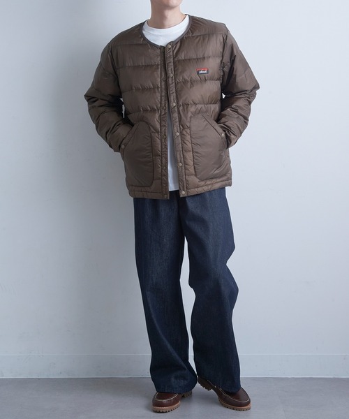 NANGA(ナンガ)の「【NANGA】ATL DOWN CARDIGAN/ダウンカーディガン(ダウンジャケット/コート・メンズ・ブラウン/ブラック・M/L/XL/S)」の16枚目の写真