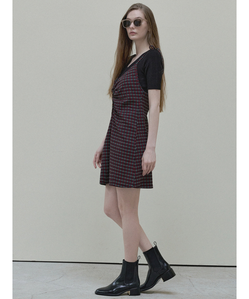 AVANT-G(アバン)の「Pattern Shirring Mini Dress - red(ワンピース・レディース・その他・FREE)」の4枚目の写真