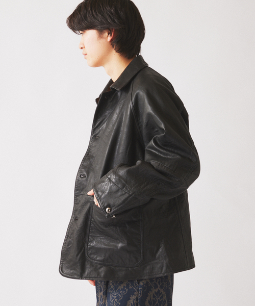 JOURNAL STANDARD relume ゴートレザー　カバーオール ゴートレザー カバーオール（ライダースジャケット）｜JOURNAL