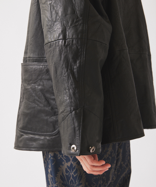 JOURNAL STANDARD relume ゴートレザー　カバーオール ゴートレザー カバーオール（レザージャケット）｜JOURNAL STANDARD