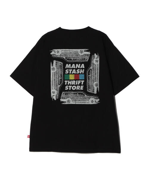 MANASTASH(マナスタッシュ)の「MANASTASH/マナスタッシュ/RE:CTN TEE COLOR BLOCKING(Tシャツ/カットソー・メンズ・ブラック/ホワイト/ミント・XL/L/M/S)」の2枚目の写真
