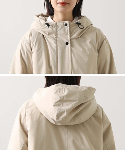 Gready Brilliant（グレディブリリアン）の「タフタフードダウン（ダウンジャケット/コート・レディース・ブラック/ライトベージュ・FREE）」の21枚目の写真