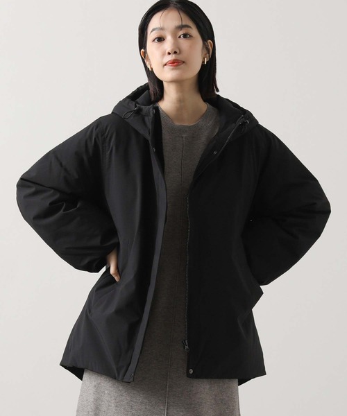 定価29900円 YAMADAYA 購入　素敵な ブラック アウター フード セール】タフタフードダウン（ダウンジャケット/コート）｜Gready