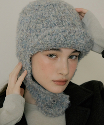 REORG（リオルグ）の「SOFT EARFLAP HAT MINT GRAY（ニットキャップ/ビーニー）」